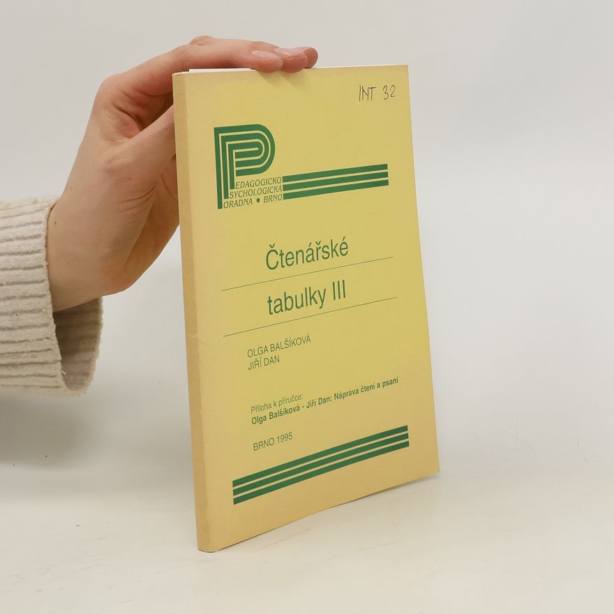 Kolektiv autorů Čtenářské tabulky III