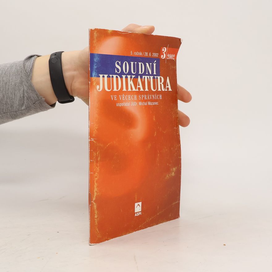 JUDr. Michal Mazanec Soudní judikatura. Ve věcech správních