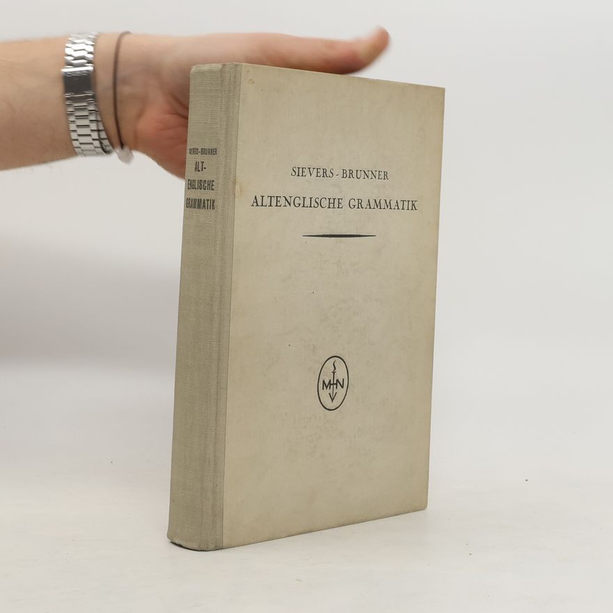 Karl Helm Altenglische Grammatik nach der Angelsächsischen Grammatik