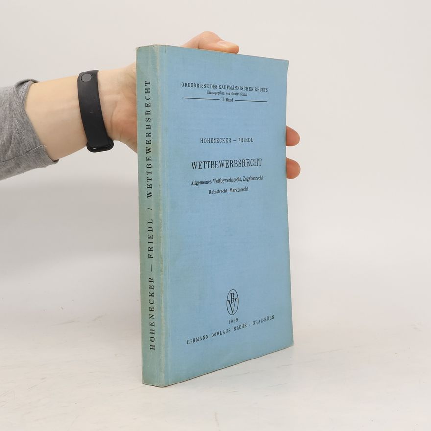 Franz Hohenecker Wettbewerbsrecht