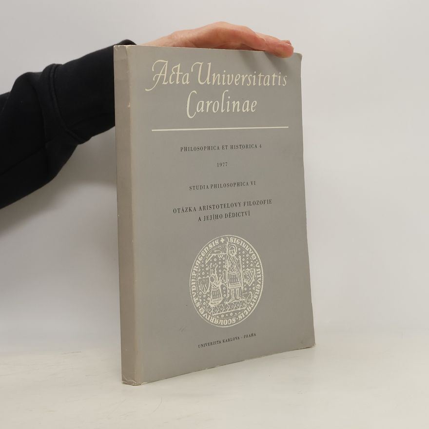 Autorenkollektiv Acta Universitatis Carolinae. Philosophica et Historica 4/1977