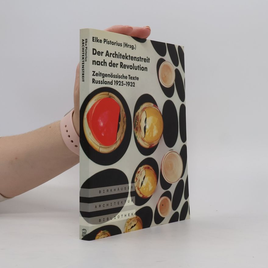 Elke Pistorius Der Architektenstreit nach der Revolution
