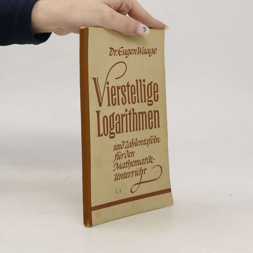 Eugen Waage Vierstellige Logarithmentafel