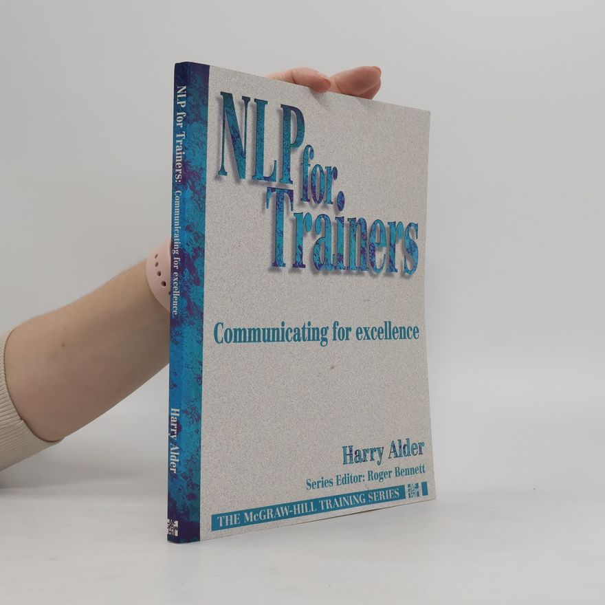 Harry Alder NLP for Trainers