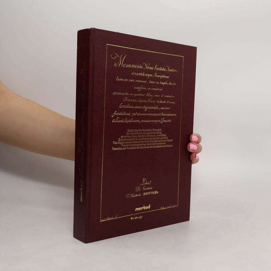 Kolektív autorov Monumenta Novae Civitalis Austriae Liber 1