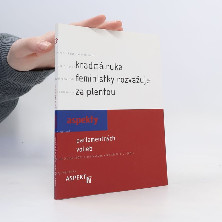 Zuzana Maďarová Kradmá ruka feministky rozvažuje za plentou