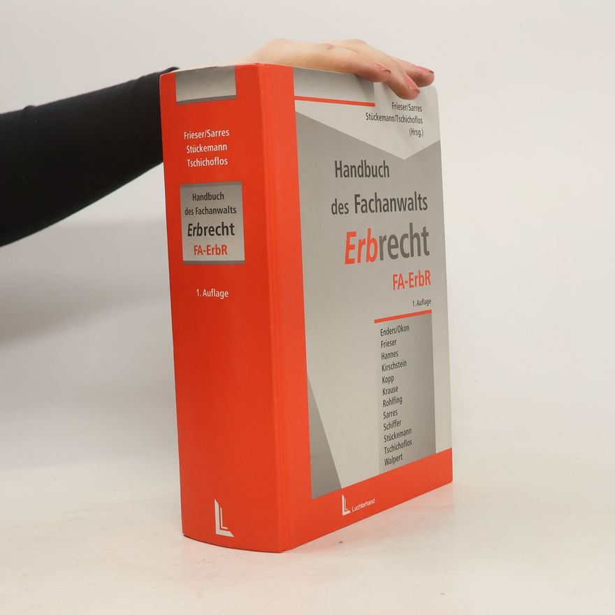 Horst Reiner Enders Handbuch des Fachanwalts