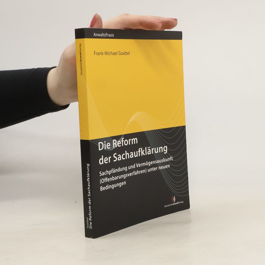 Michael Frank Die Reform der Sachaufklärung