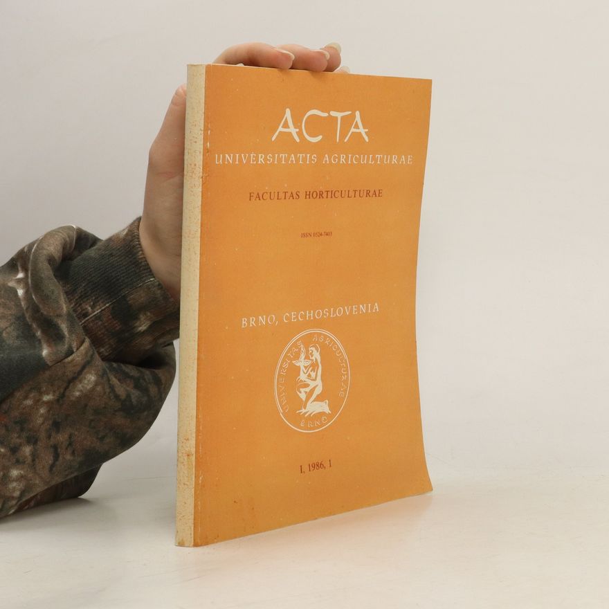 Collectif d'auteurs Acta Universitatis Agriculturae