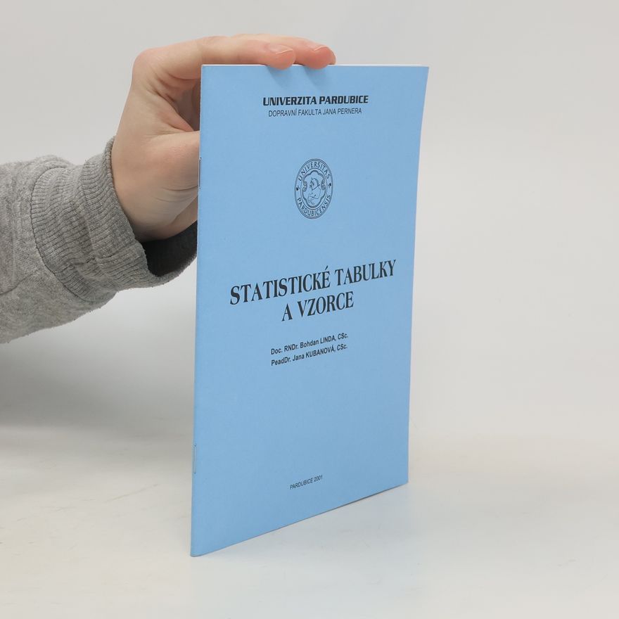 Jana Kubanová Statistické tabulky a vzorce