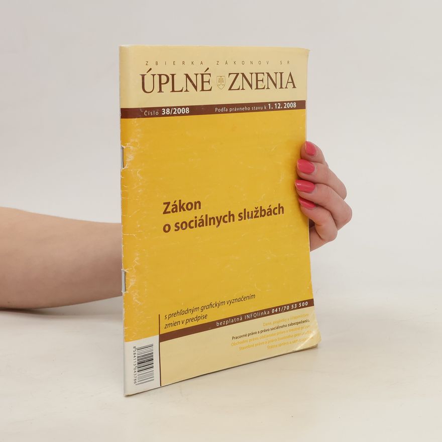 Kolektív autorov Zákon o sociálnych službách k 1. 12. 2008