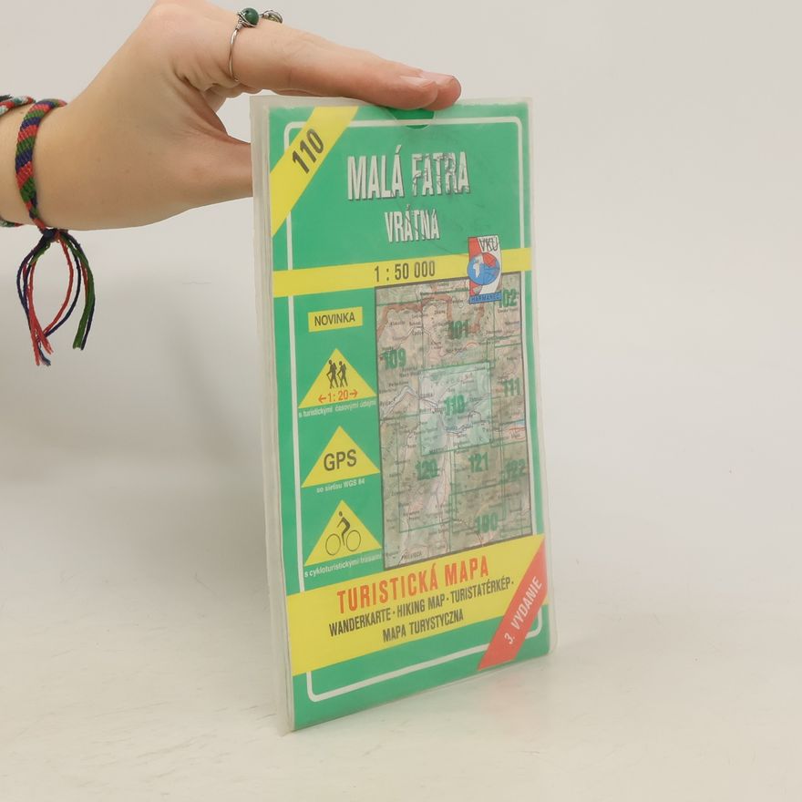 Mária Fábryová Malá Fatra - Vrátna turistická mapa 1:50 000