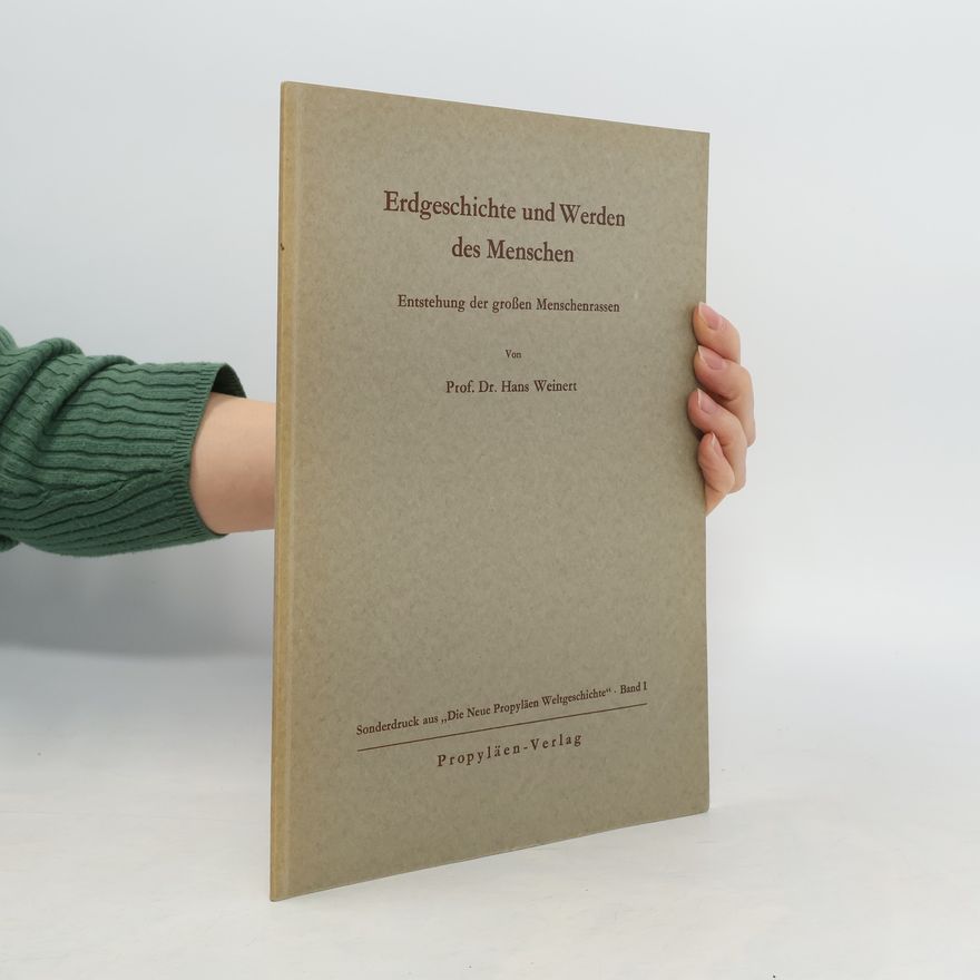 Hans Weinert Erdgeschichte und Werden des Menschen