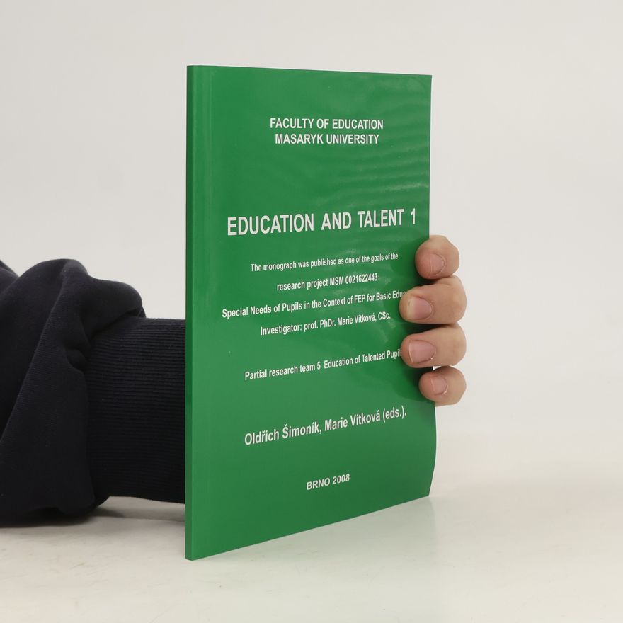 Oldřich Šimoník Education and Talent 1