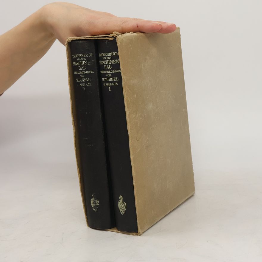 Heinrich Dubbel Taschenbuch für den Maschinenbau 1+2