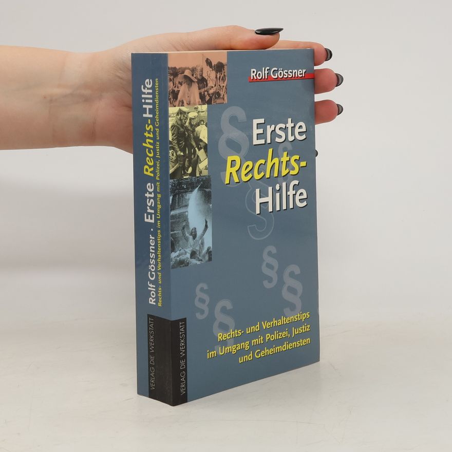 Rolf Gössner Erste Rechts-Hilfe