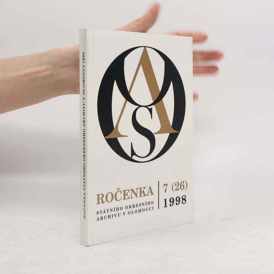 Collectif d'auteurs Ročenka Státního okresního archivu v Olomouci 7/1998