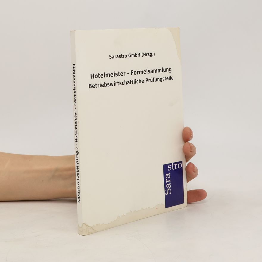 Autorenkollektiv Hotelmeister - Formelsammlung
