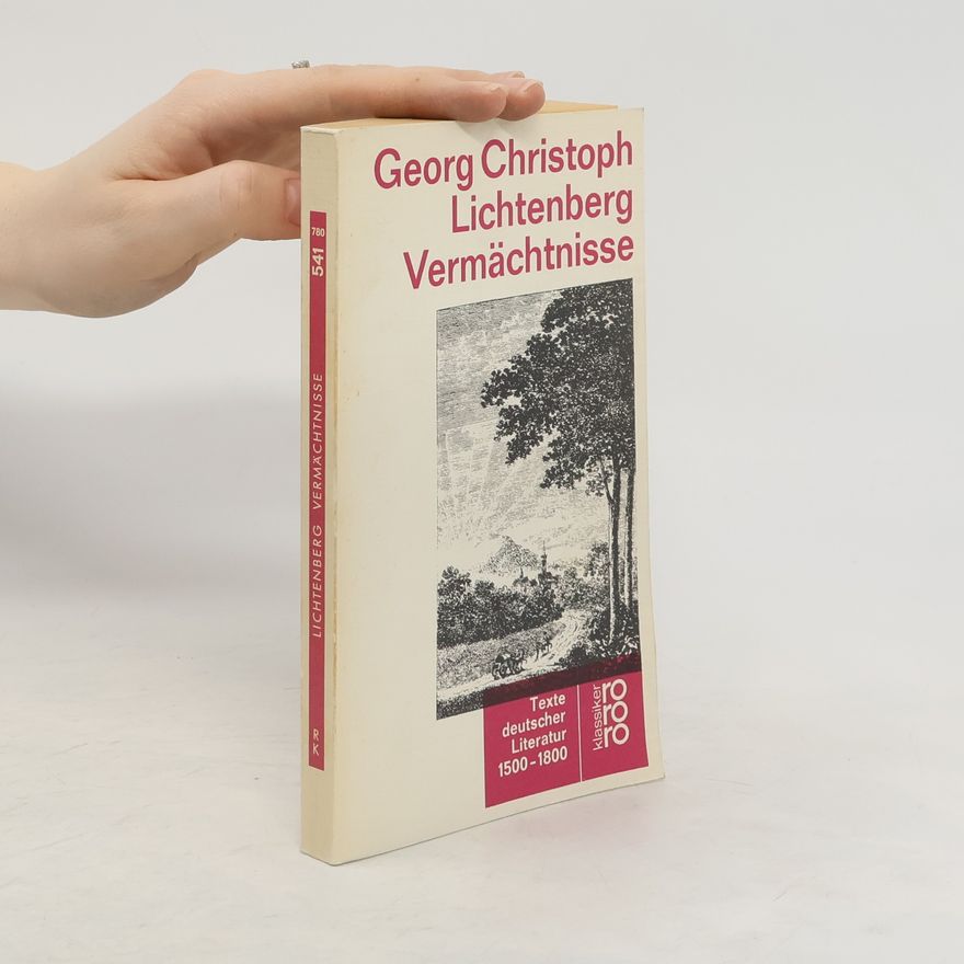 Georg Christoph Lichtenberg Vermächtnisse