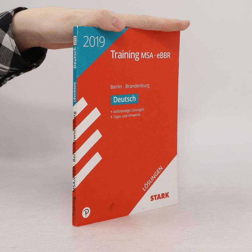 Autorenkollektiv Training Mittlerer Schulabschluss 2019 - Berlin/Brandenburg - Deutsch Lösungen