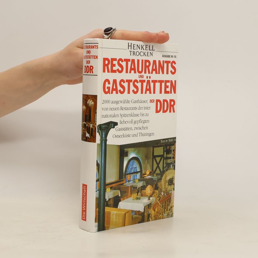 Ursula Seidel Restaurants und Gasttätten der DDR
