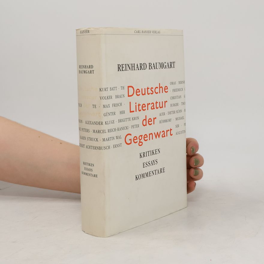 Reinhard Baumgart Deutsche Literatur der Gegenwart