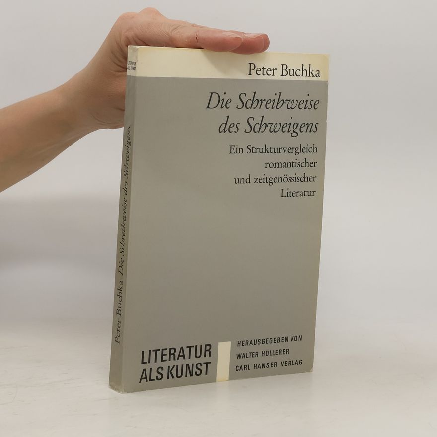 Peter Buchka Die Schreibweise des Schweigens