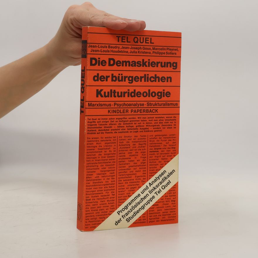 Jean-Louis Baudry Die Demaskierung der bürgerlichen Kulturideologie