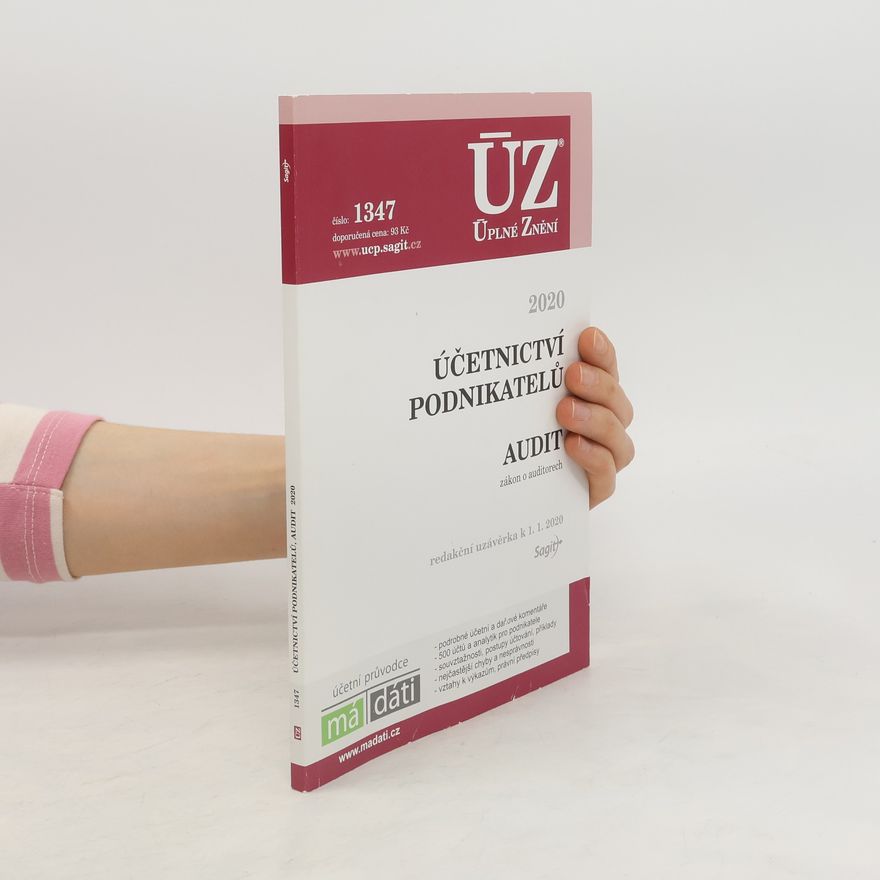 AA.VV. Účetnictví podnikatelů ; Audit : zákon o auditorech : 2020 Účetnictví podnikatelů, Audit 2020