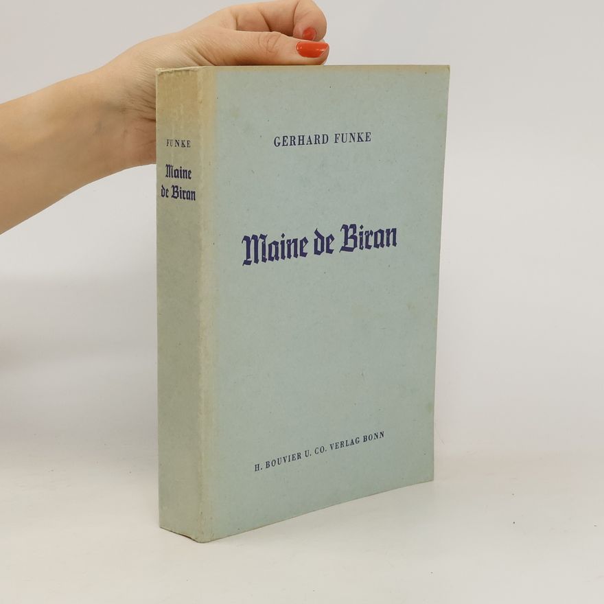 Gerhard Funke Maine de Biran