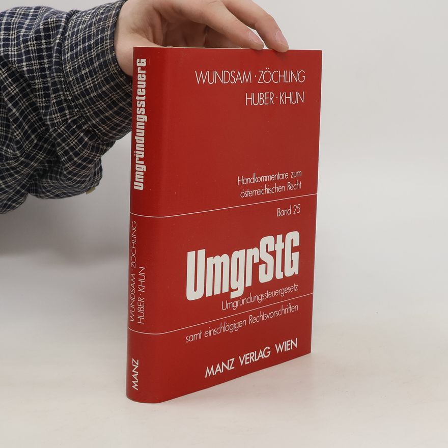 Walter Wundsam Handkommentar zum Umgründungssteuergesetz