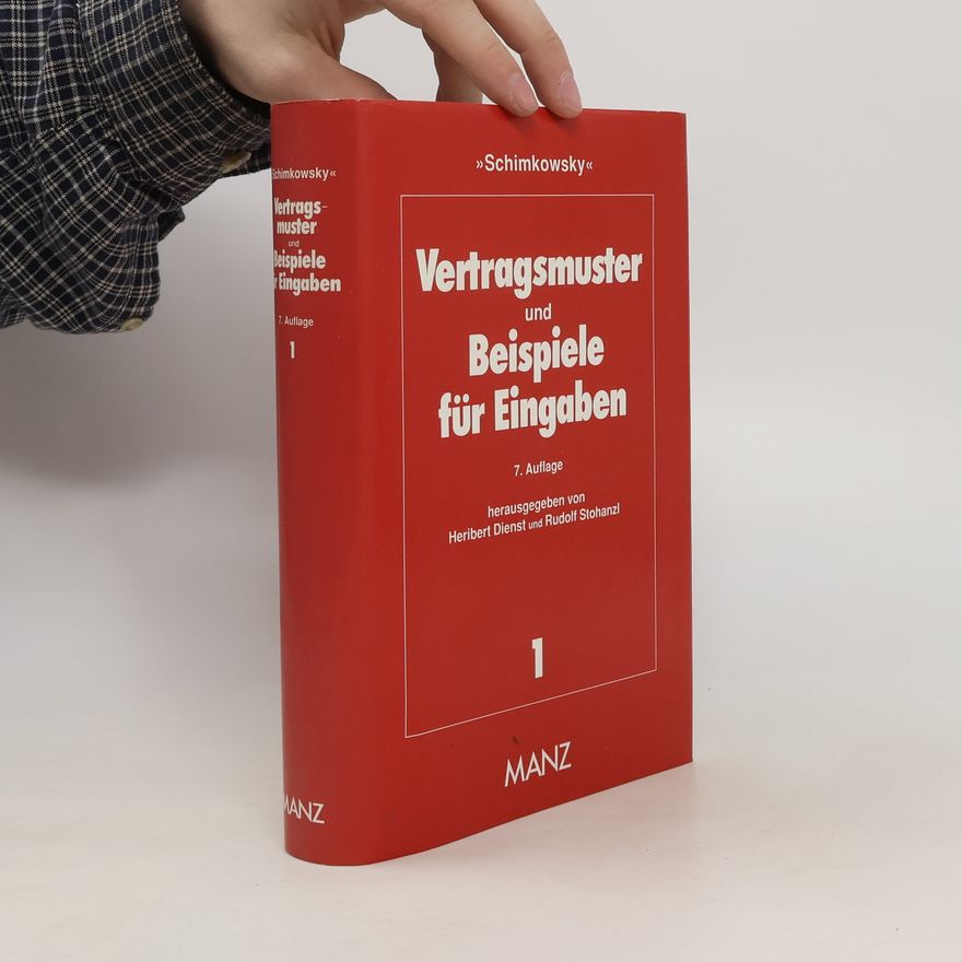 Kolektiv autorů Vertragsmuster und Beispiele für Eingaben 1