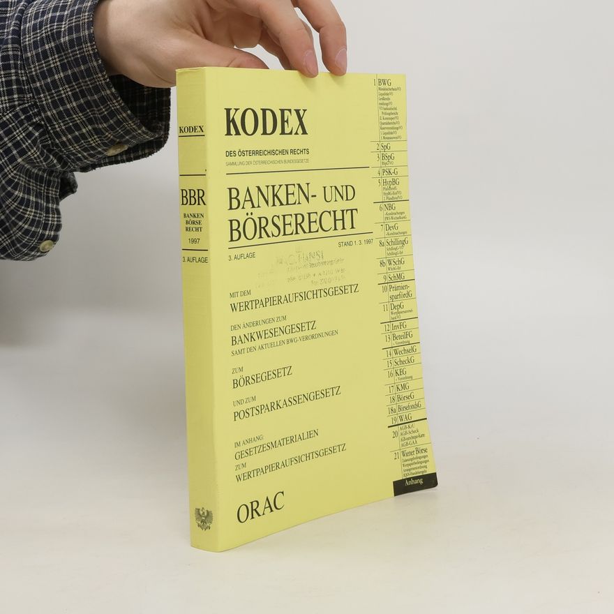 Kolektív autorov Kodex. Banken- und Börserecht