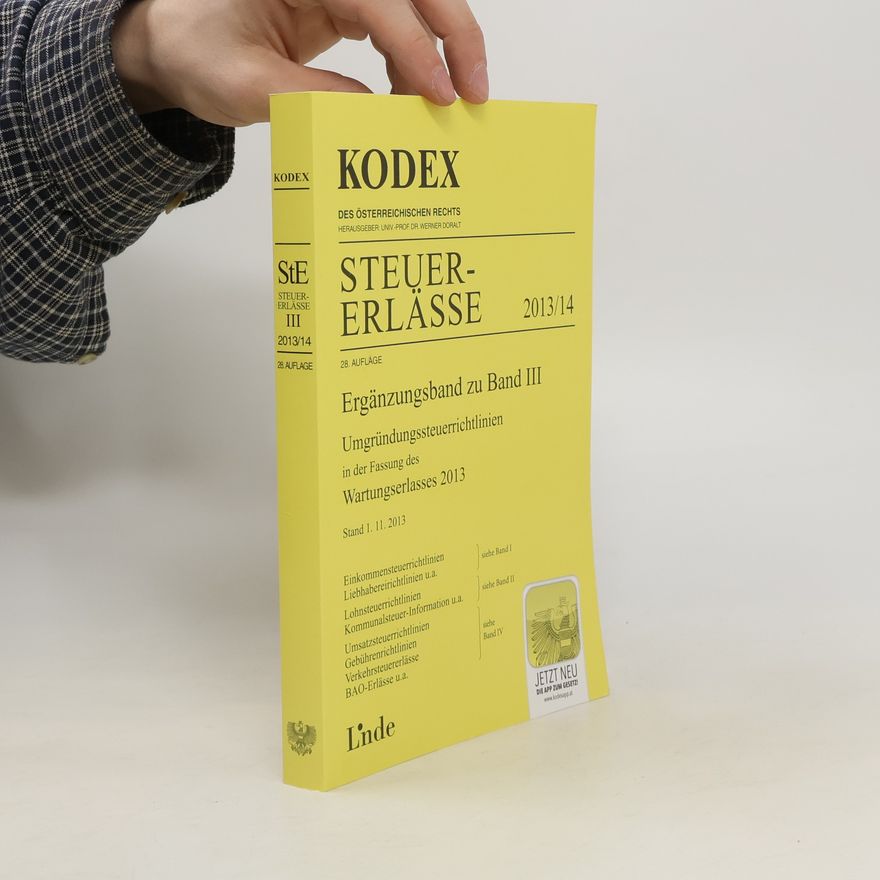 Kolektiv autorů Steuer-Erlässe
