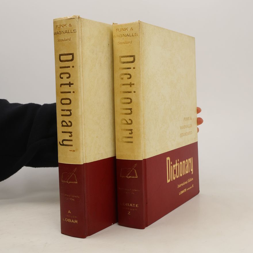 James B. Memillan Funk & Wagnalls Standard Dictionary 1-2