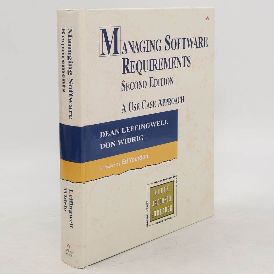 Don Widrig Managing Software Requirements. A Use Case Approach