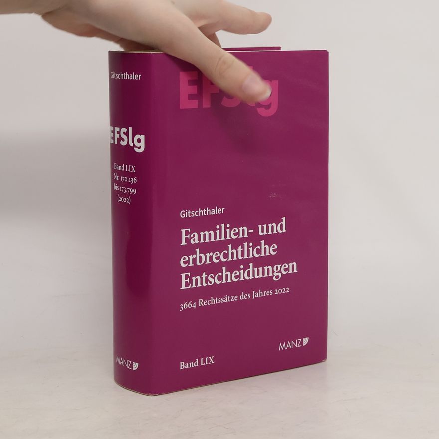Kolektív autorov Familien- und erbrechtliche Entscheidungen