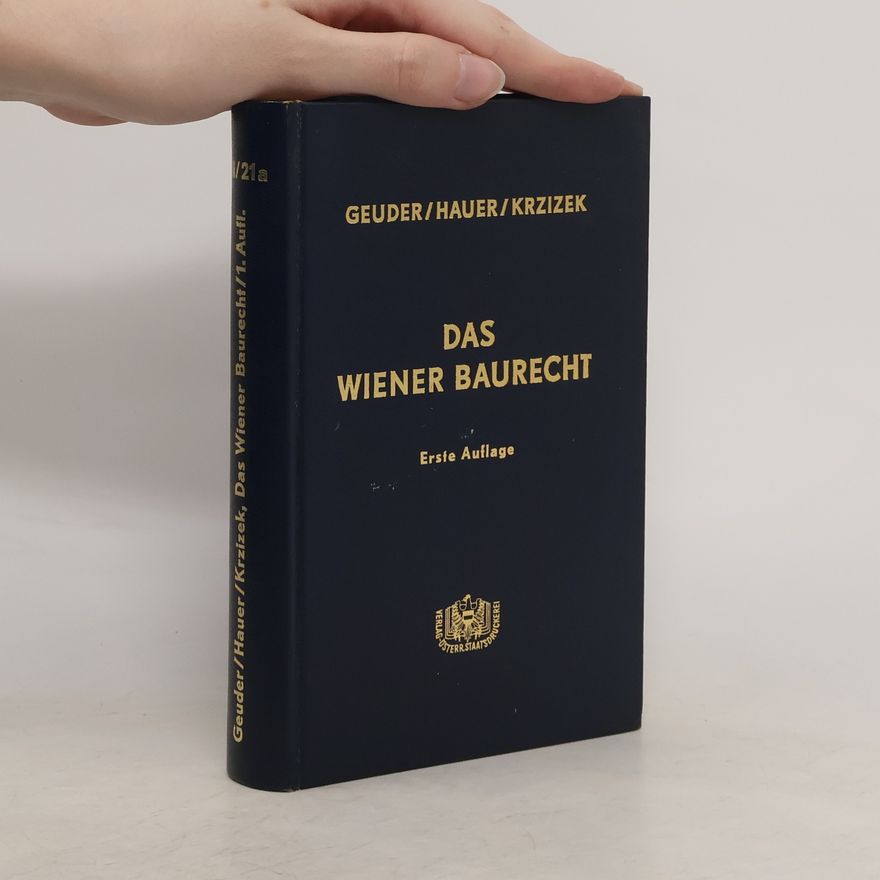 Kolektív autorov Das wiener Baurecht