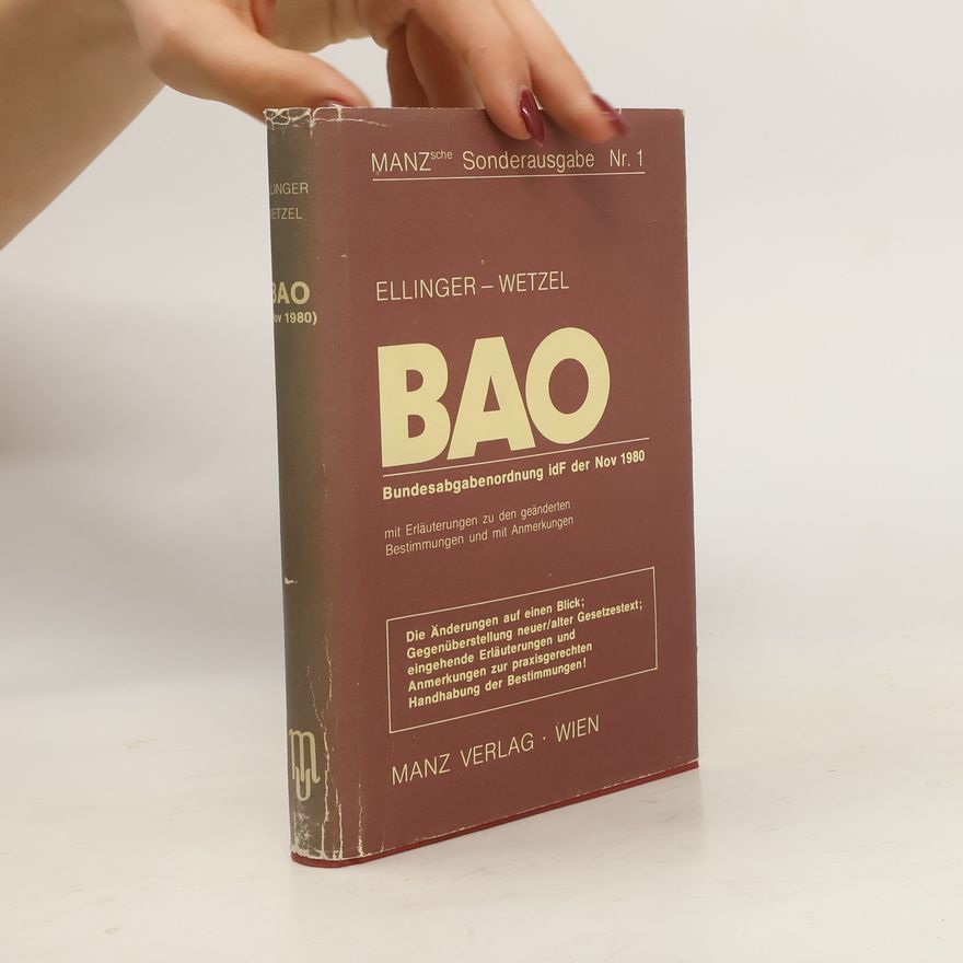Autorenkollektiv Die Bundesabgabenordnung