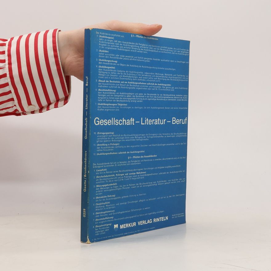 Autorenkollektiv Gesellschaft - Literatur - Beruf