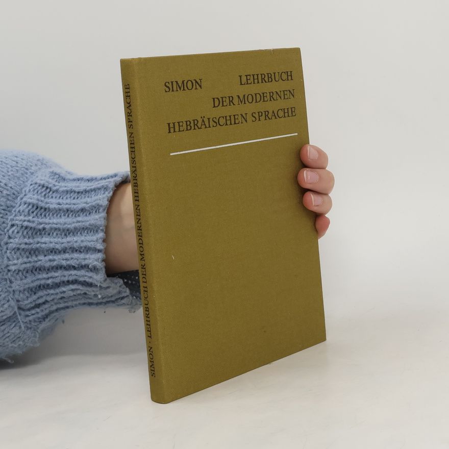 Heinrich Simon Lehrbuch der modernen hebräischen Sprache