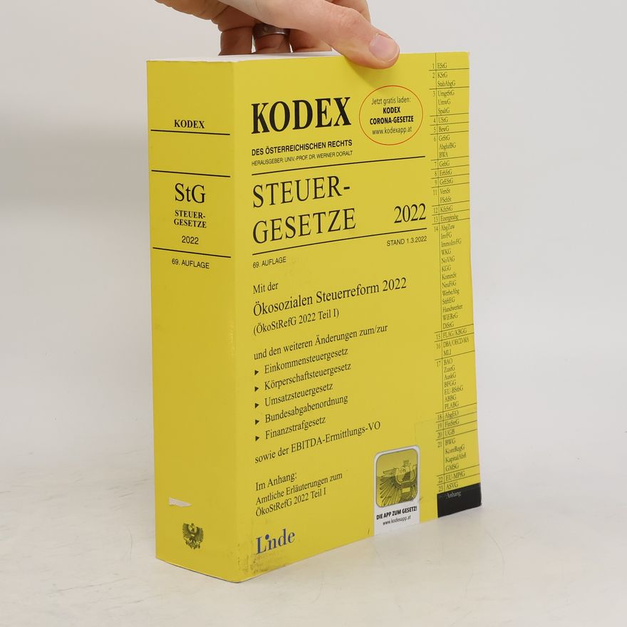 Andrei Bodis Kodex Steuergesetze 2022