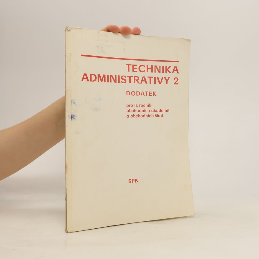 Hana Tomanová Technika administrativy 2 Dodatek