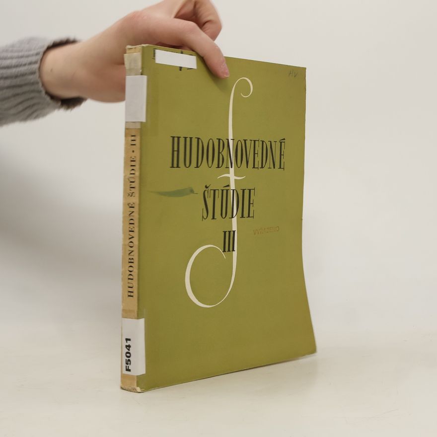 Collectif d'auteurs Hudobnovedné štúdie III.