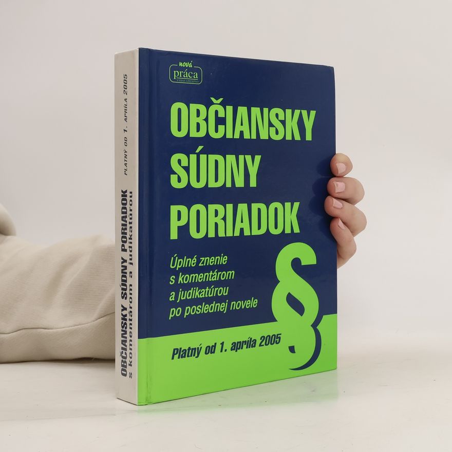 Kolektív autorov Občiansky súdny poriadok