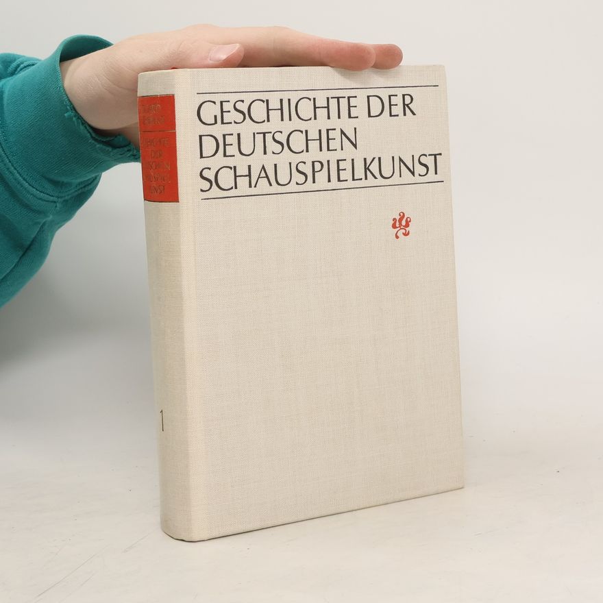 Eduard Devrient Geschichte der deutschen Schauspielkunst 1