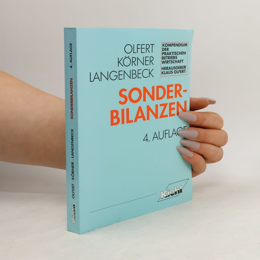 Klaus Olfert Sonderbilanzen