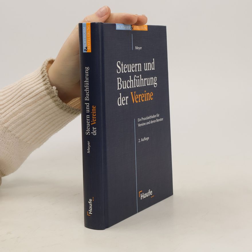 Holger Meyer Steuern und Buchführung der Vereine