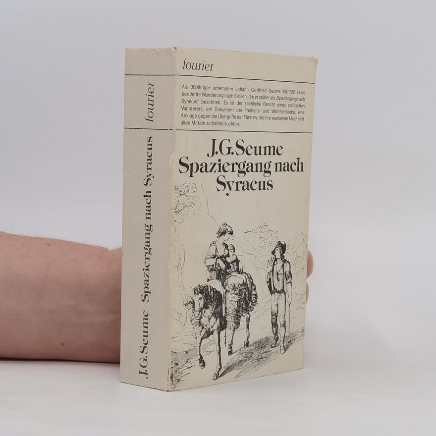 Johann Gottfried Seume Spaziergang nach Syracus