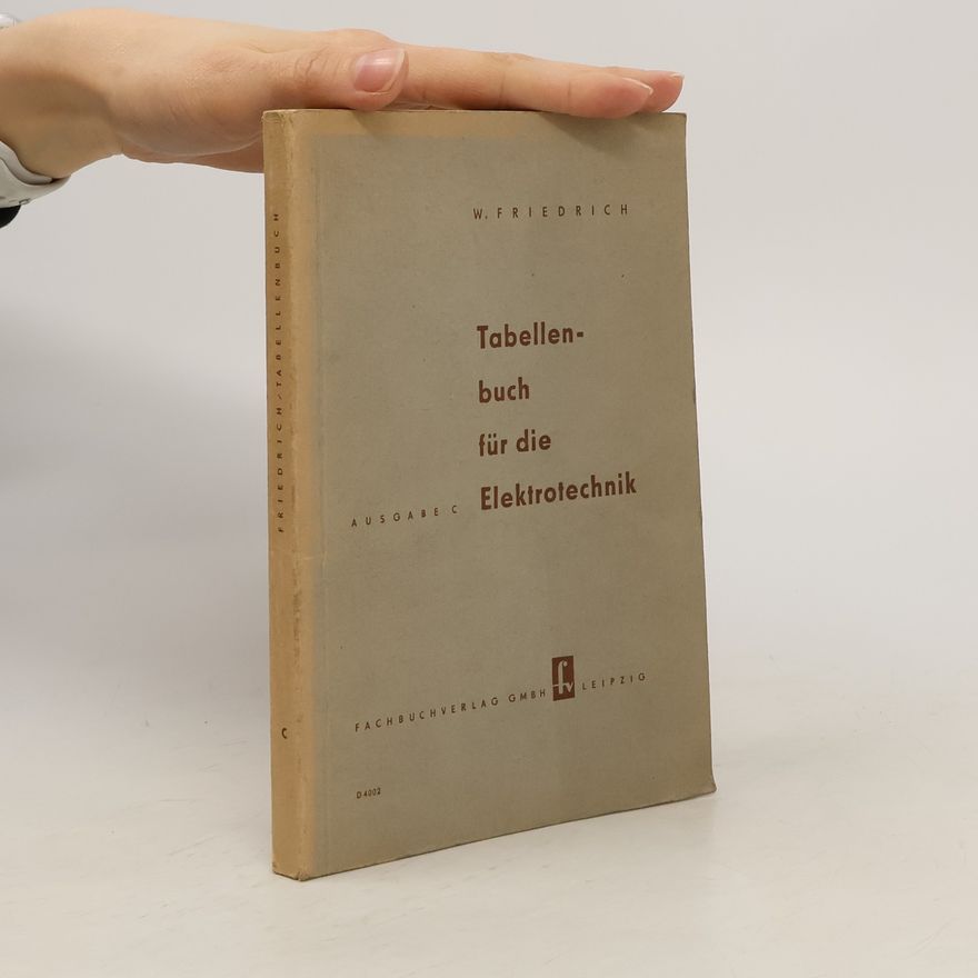 Friedrich-Wilhelm Oeken Tabellenbuch für die Elektrotechnik